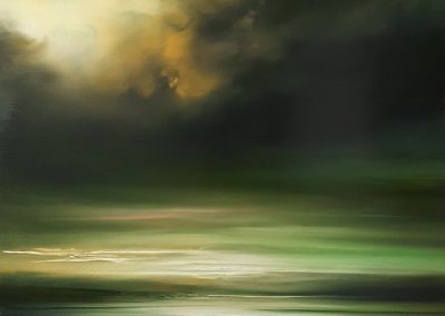 Judgment Day (Mull) 76cm x 76cm oil on wood - £1485 +vat