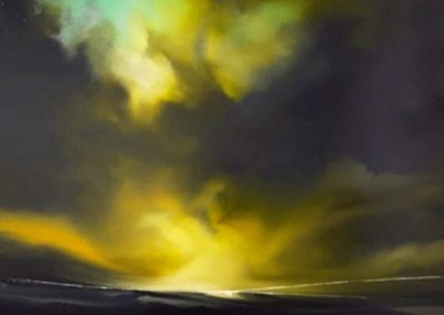Rise Up 40cm x 40cm oil on wood - £715 +vat