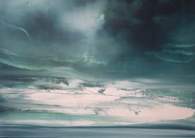Untitled 80cm x 80cm oil on wood - £1350 +vat